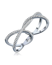 silver infinity ring