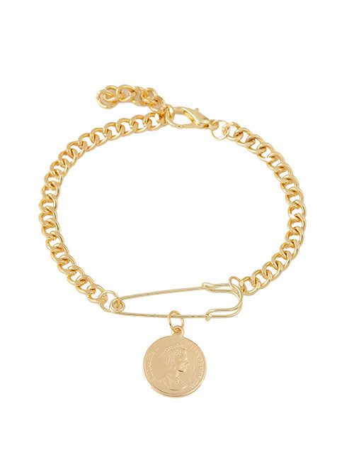 Greek Coin Charm Bracelet