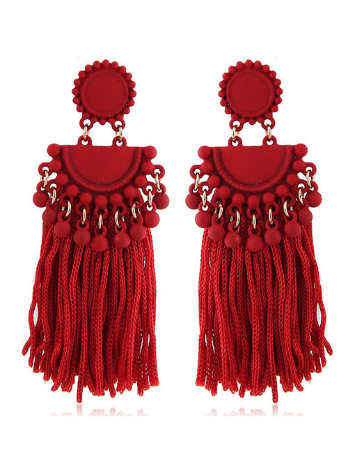 Red Senorita Earrings