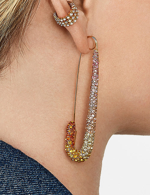 cristal pin earrings