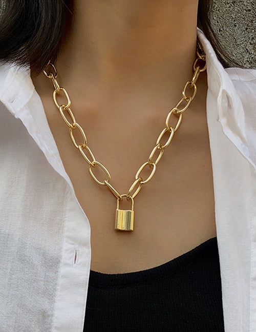 Lock Chain Necklace