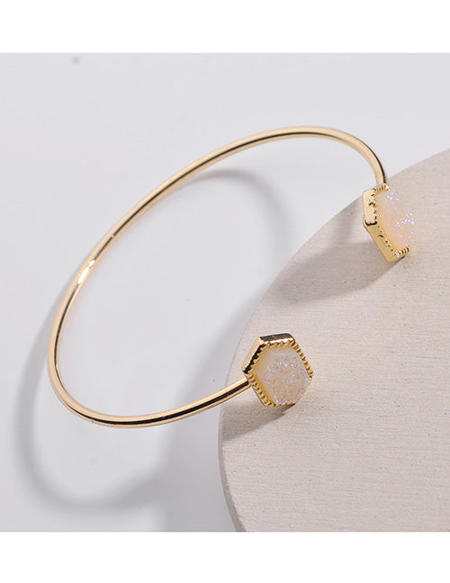 Beige & Gold Bracelet