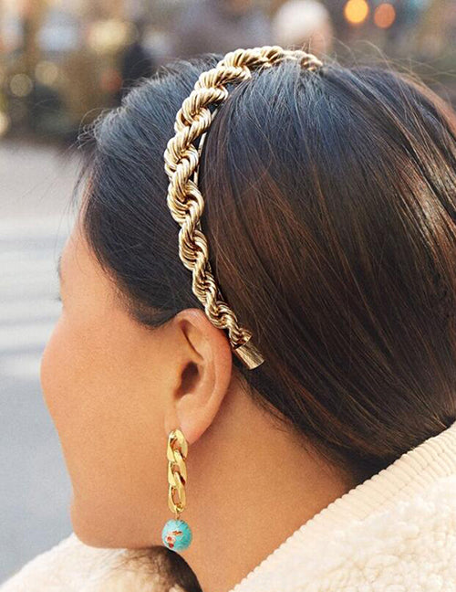 Gold Rope Headband
