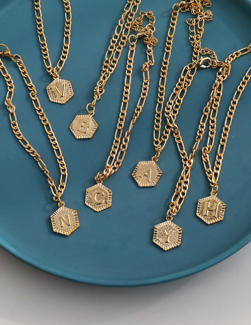 Letter Pendant Bracelets
