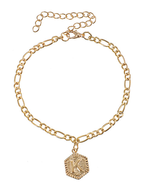 Letter Pendant Bracelets