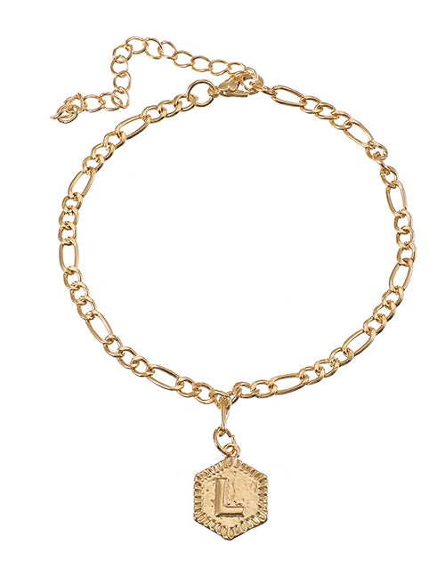 Letter Pendant Bracelets