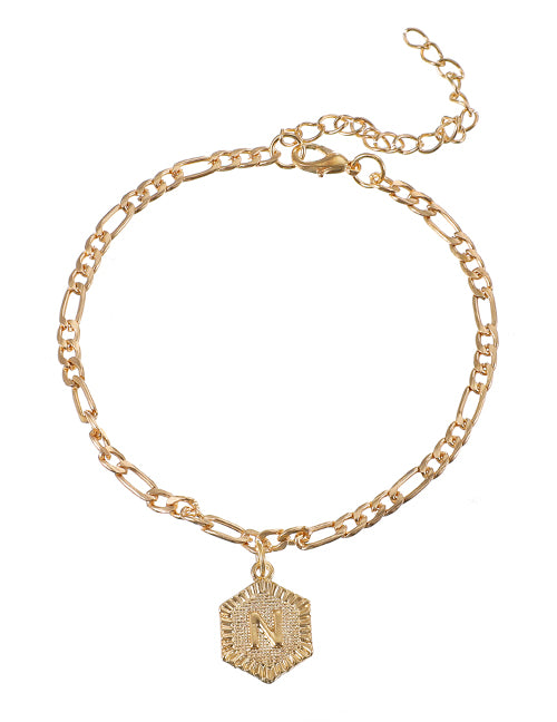 Letter Pendant Bracelets