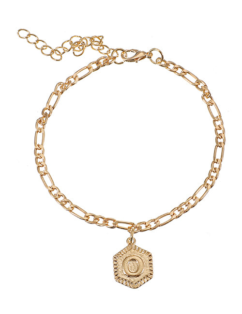 Letter Pendant Bracelets