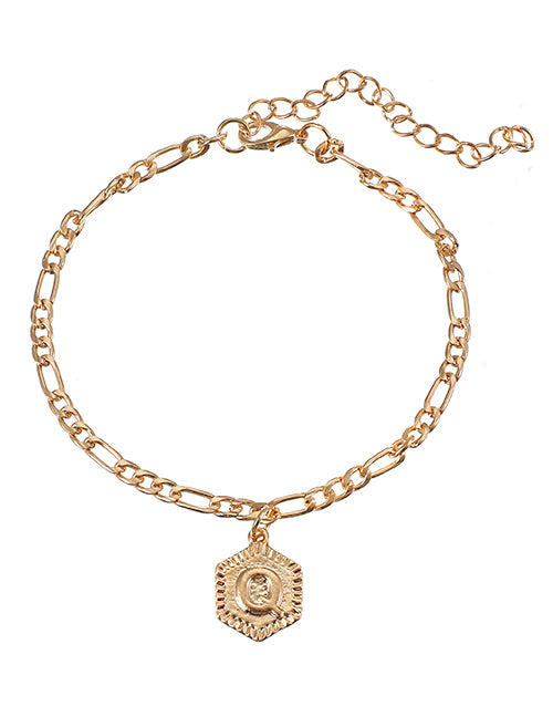 Letter Pendant Bracelets