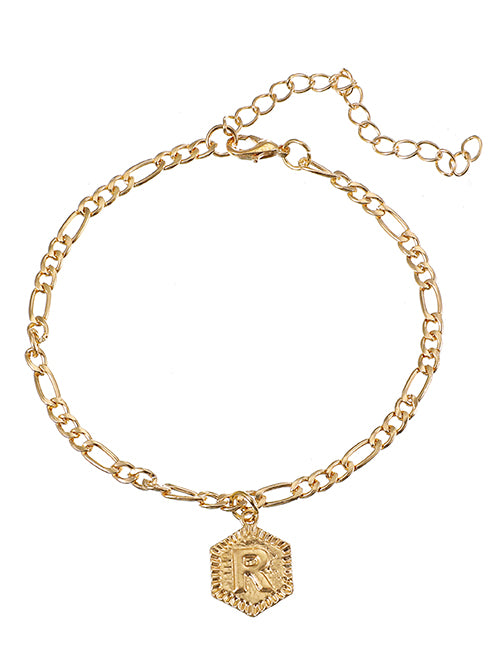 Letter Pendant Bracelets