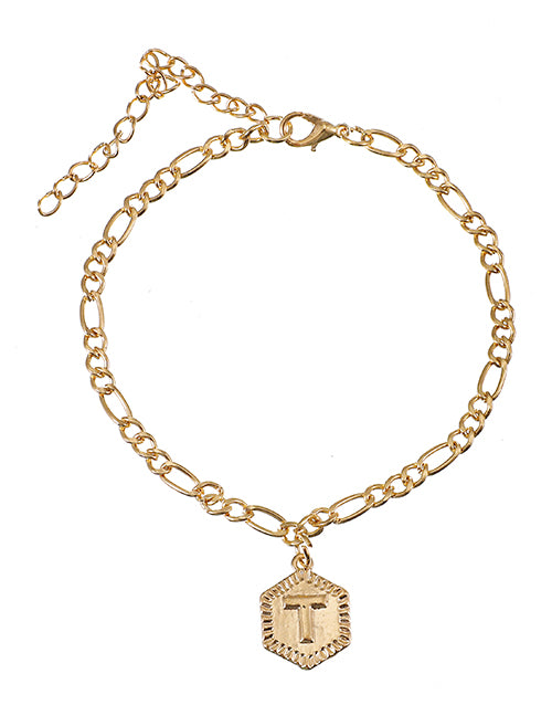 Letter Pendant Bracelets