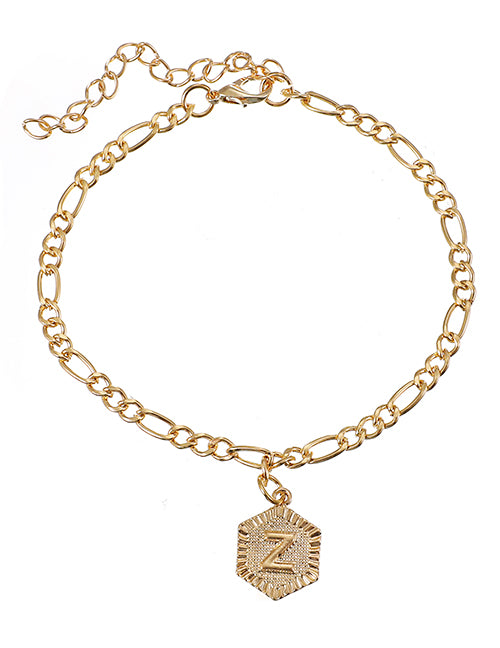Letter Pendant Bracelets